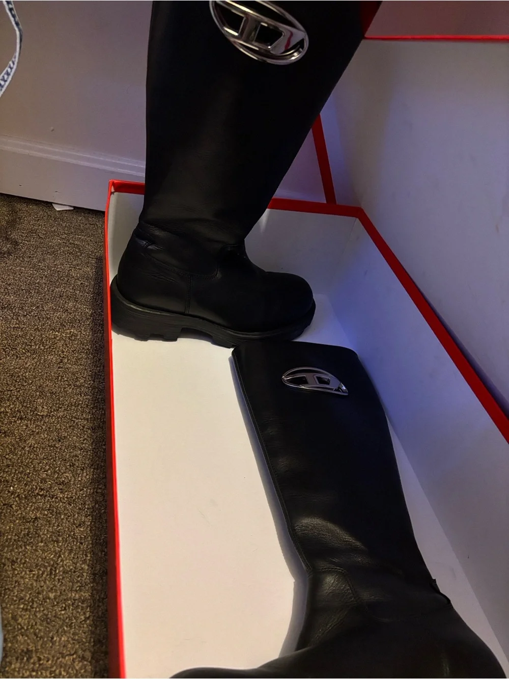 Diesel Woman Black Boots